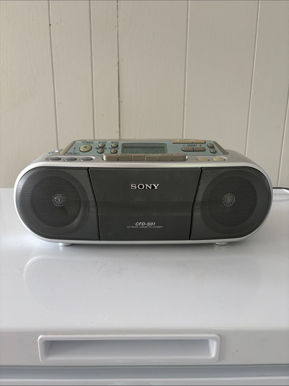 Sony CFD-S01 CD/Cassette/FM Boombox